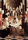 Michael Pacher Canvas Paintings - St Wolfgang Altarpiece Circumcision